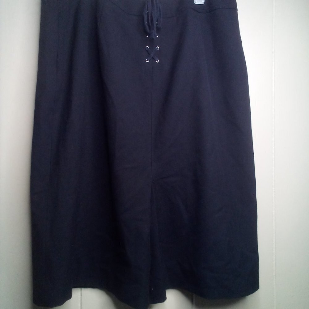 Ann Taylor Skirt 8 Straight Pencil Business Career Black - Picture 4 of 14